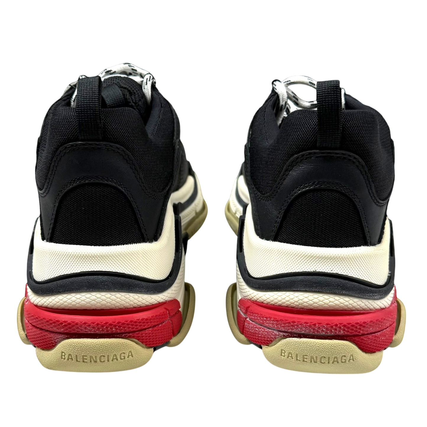 Balenciaga Triple S Black White Red (2018 Reissue) (US11/UK10/EU44)