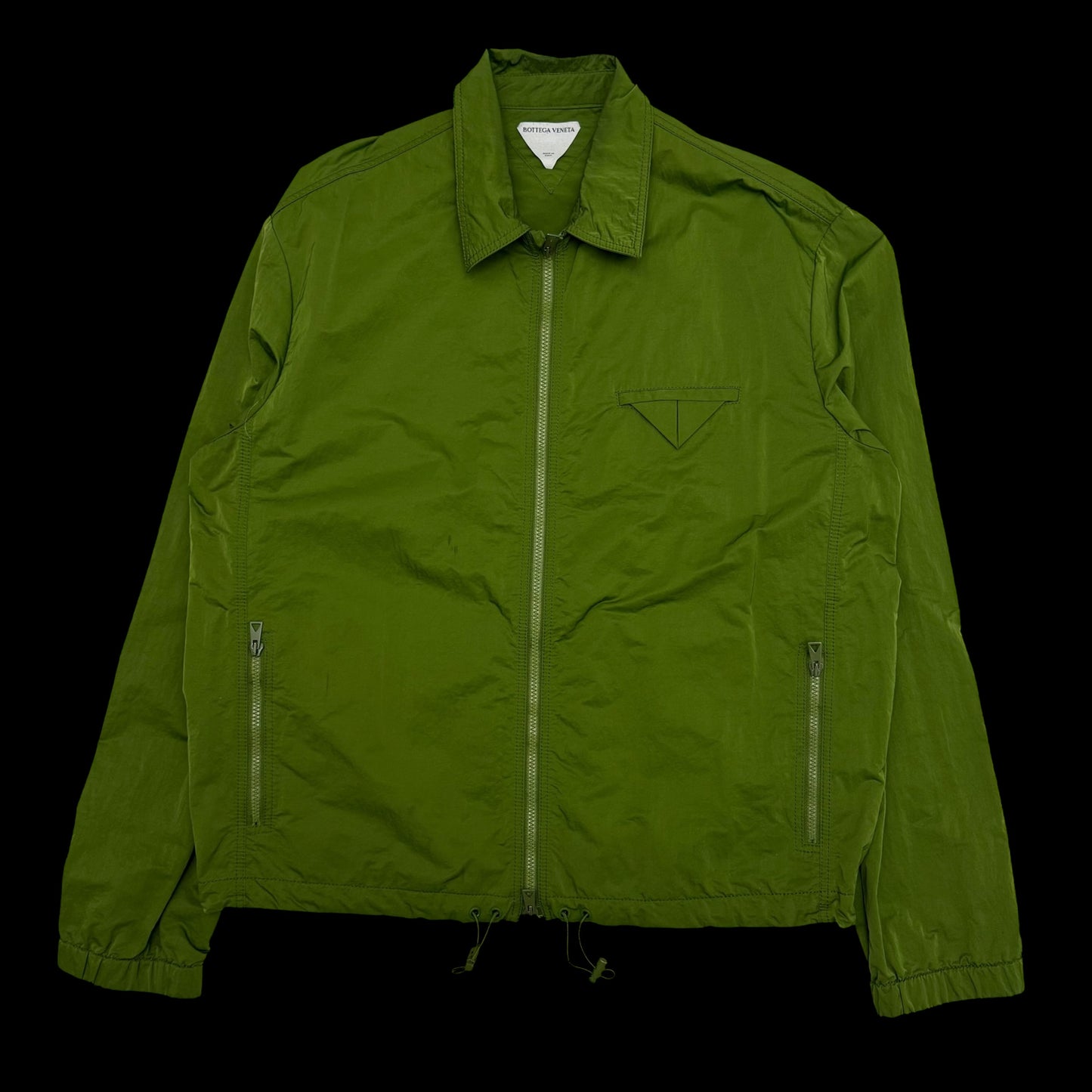 Bottega Veneta Zip Nylon Technical Jacket Green (size XL)