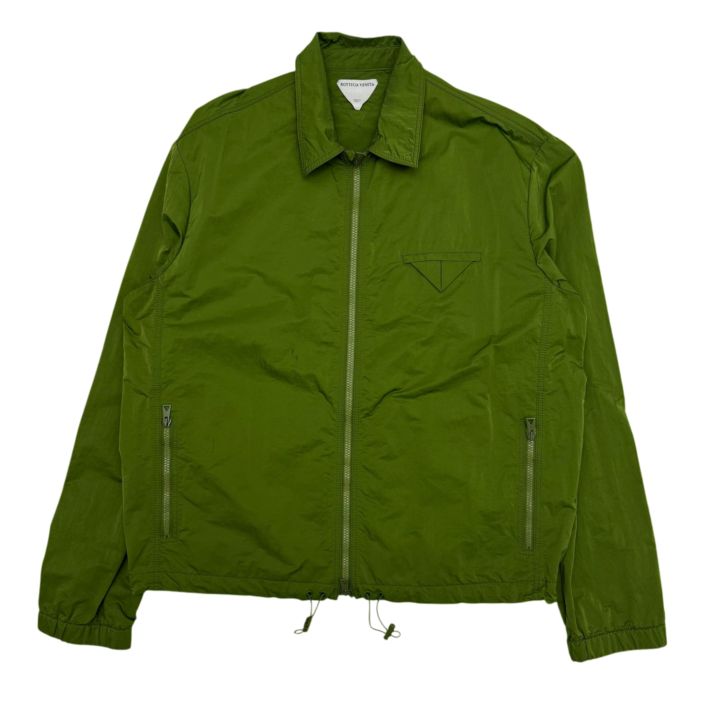 Bottega Veneta Zip Nylon Technical Jacket Green (size XL)