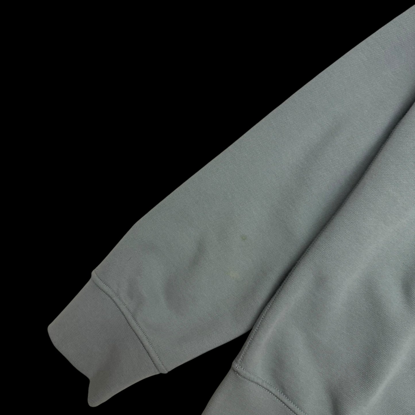 Stone Island Garment-Dyed Quarter-Zip Sweatshirt Light Blue (Fits L-XL)