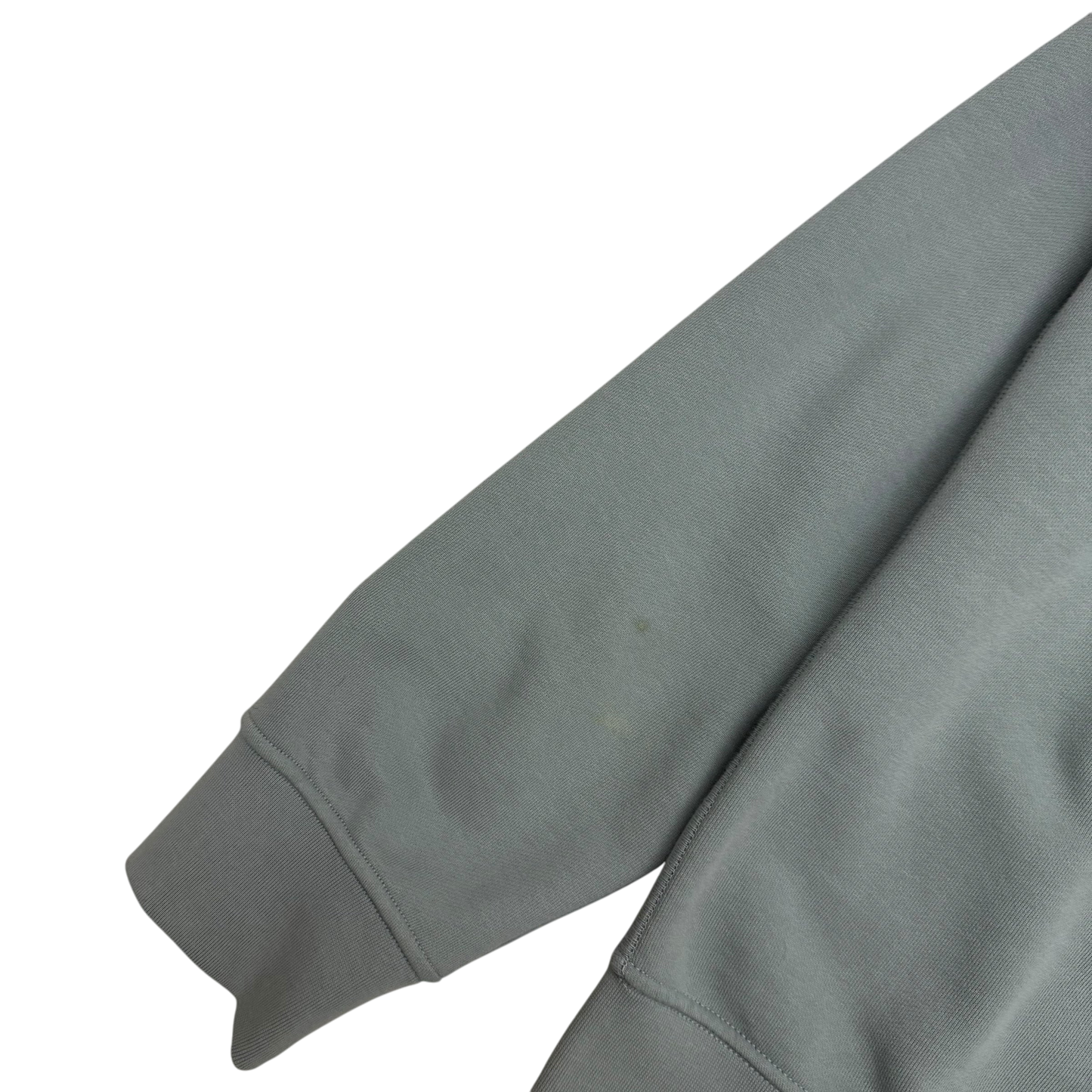 Stone Island Garment-Dyed Quarter-Zip Sweatshirt Light Blue (Fits L-XL)