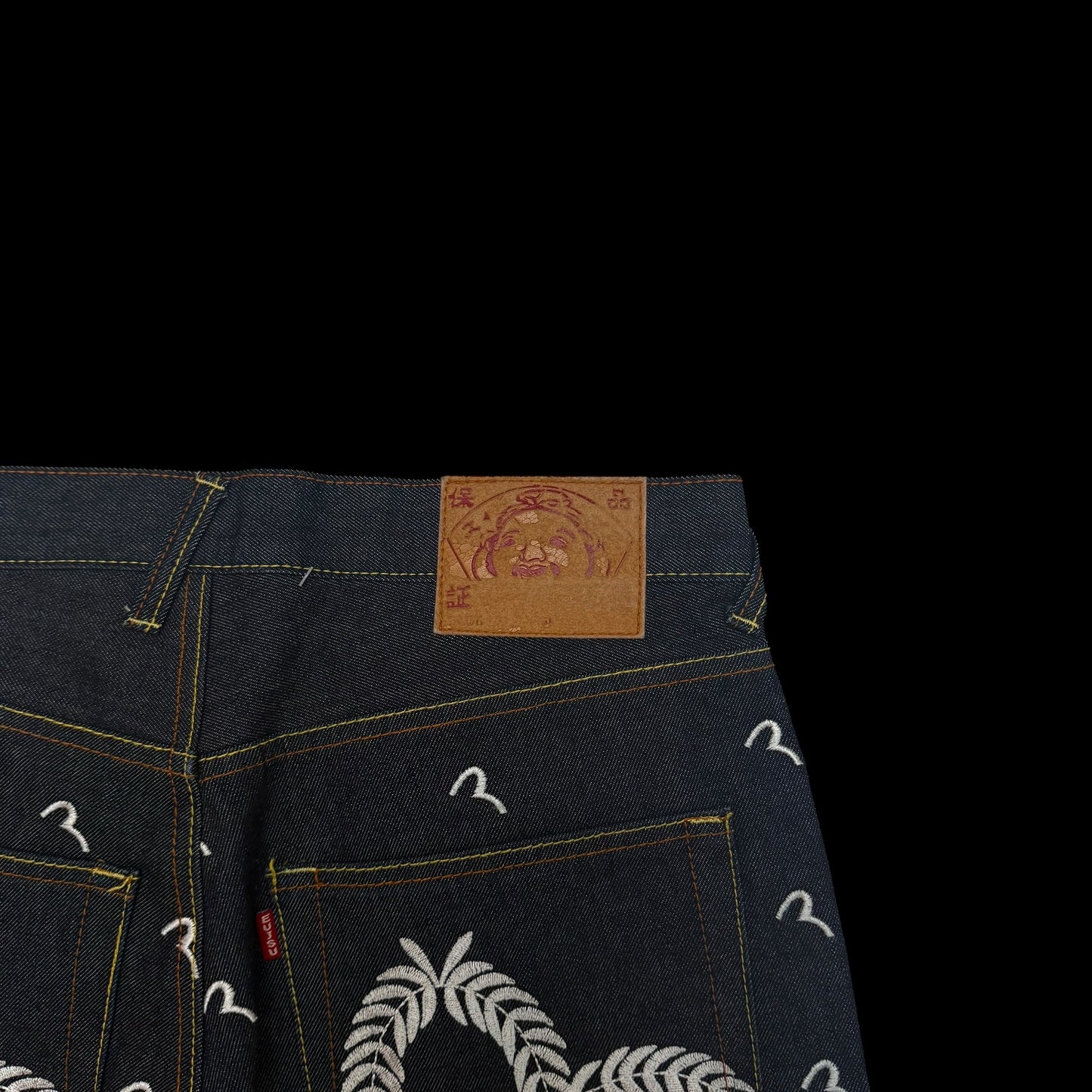 Evisu All Over Angle Print Jeans (Fits 32”)