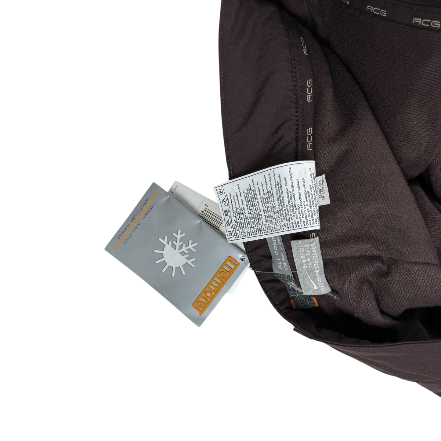 Nike ACG 00s Womens Insulated Cargo Pants Brown (Size 6)