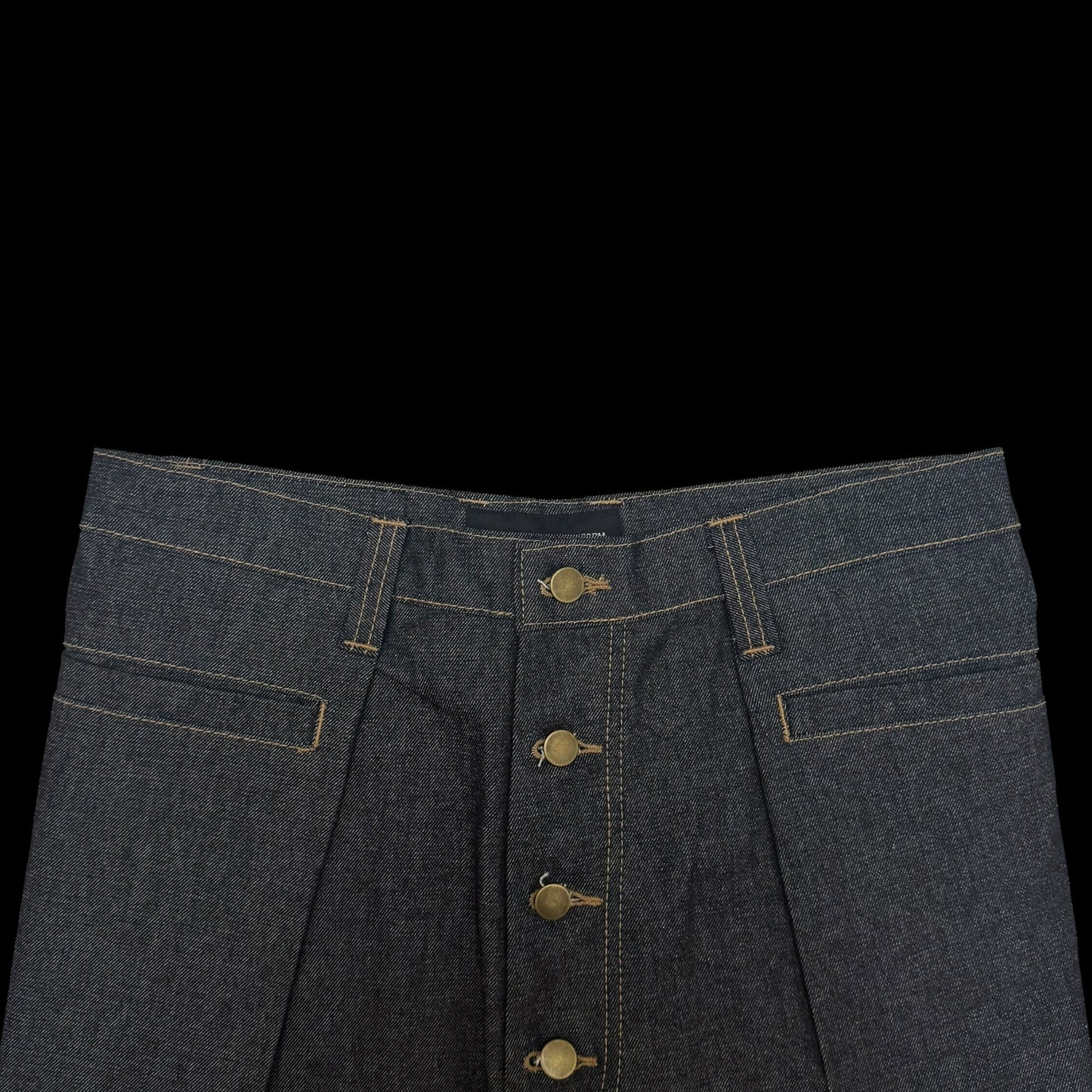 Kraftwork SS 2025 Uniform Pleated Denim Jeans (Fits 34”)