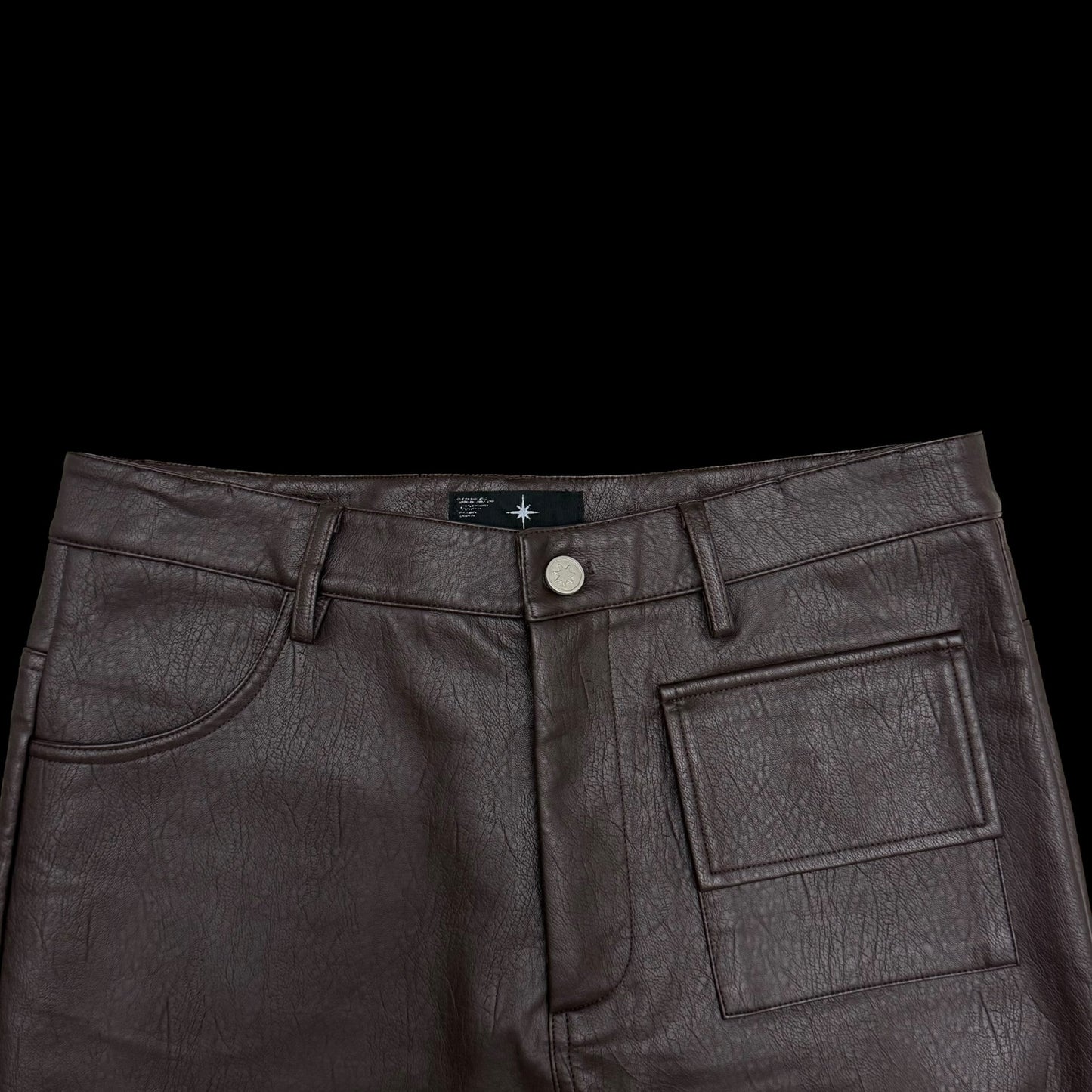 Ranger Cartel SS 2023 Flared Leather Brown Pants (Size L)