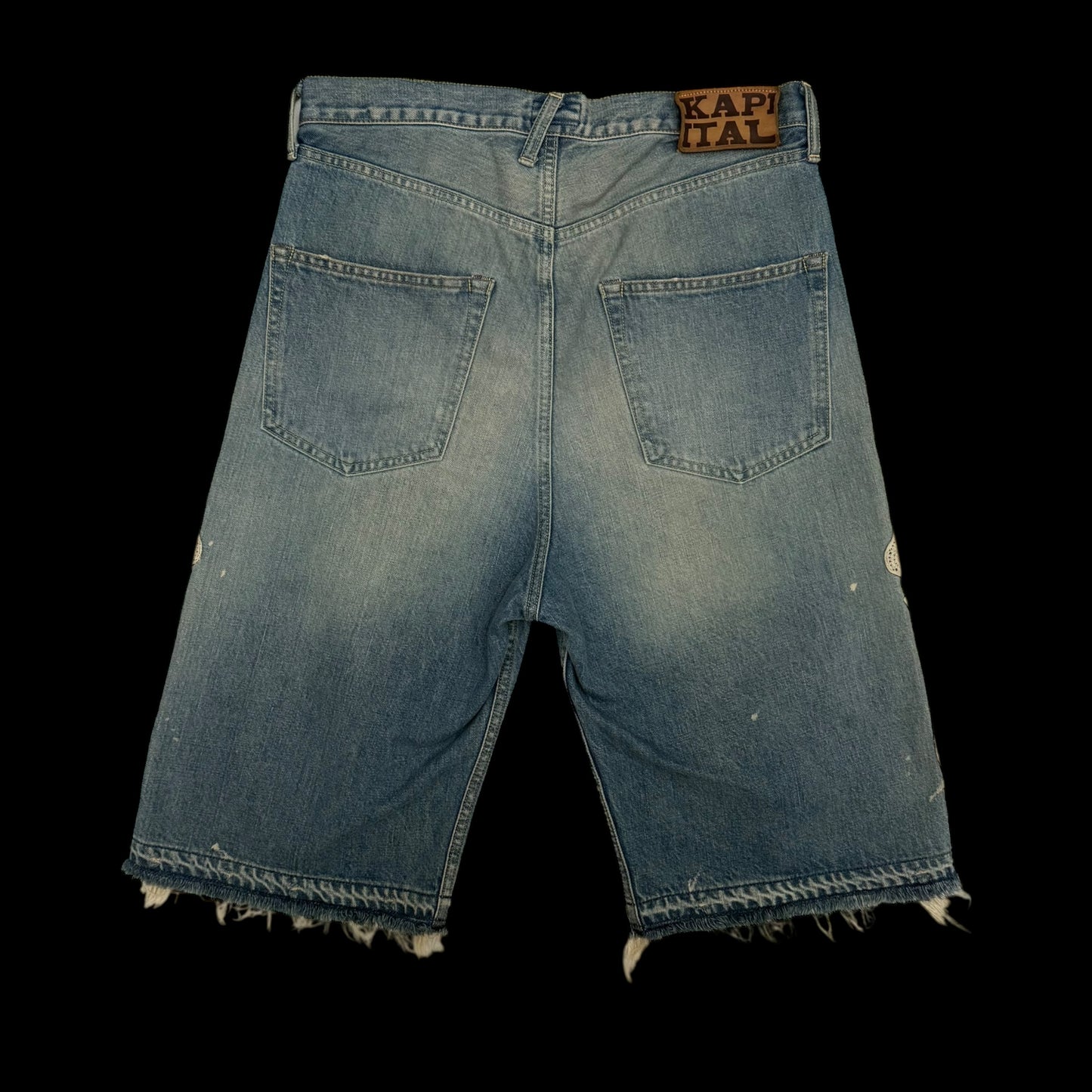 Kapital 14oz 5P Bone Denim Shorts (Size 32”)