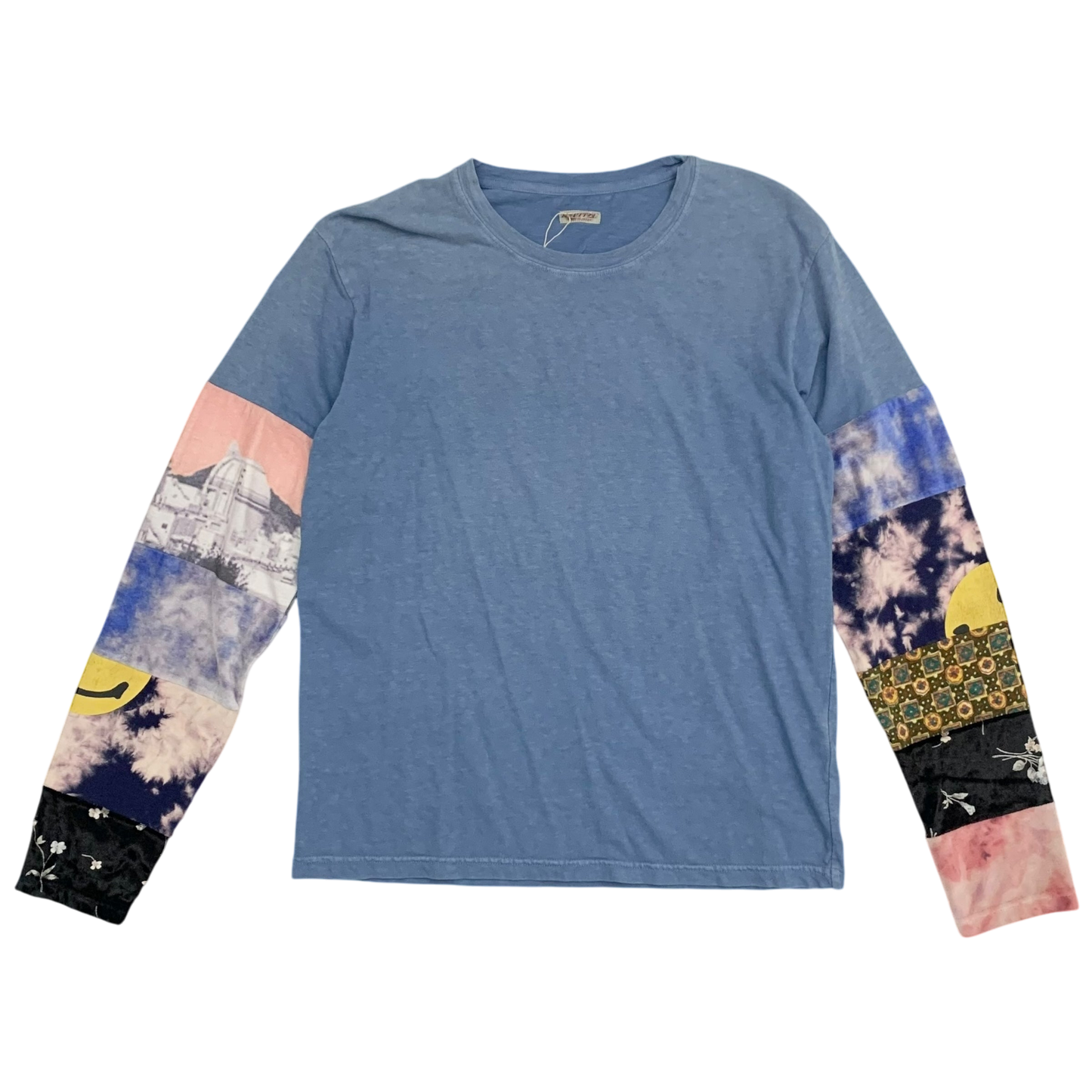 Kapital 18.5 Jersey Hippie Long Sleeve T-Shirt Blue