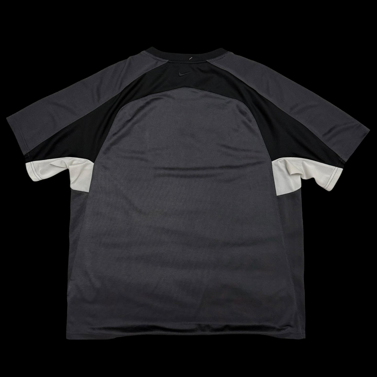 Nike TN Panelled T-Shirt Grey/Black/White (Size L)