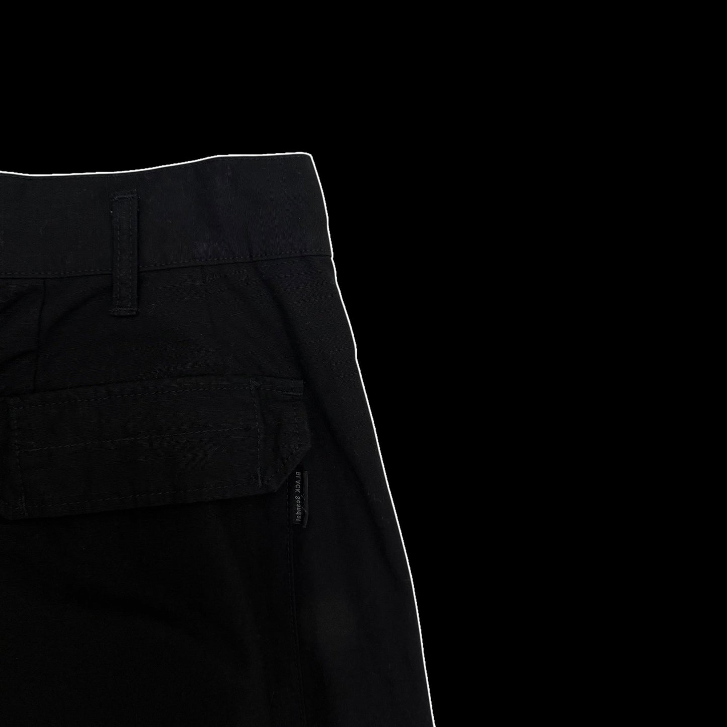 Yohji Yamamoto BLACK Scandal Pleated Wide-Leg Pants Black (Size L)