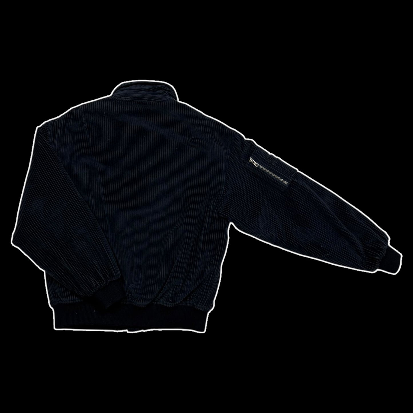 Noon Goons Rudeboy Oversized Corduroy Bomber Jacket Navy (Fits S–M)