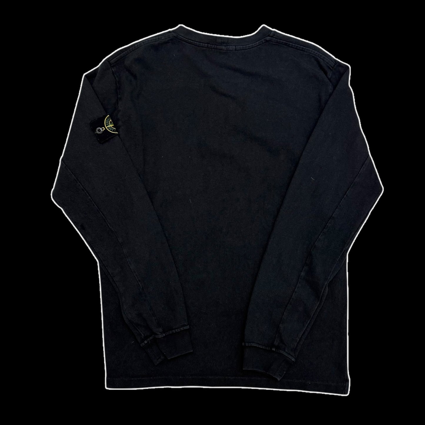 Stone Island Crewneck Sweatshirt Black (Fits M-L)