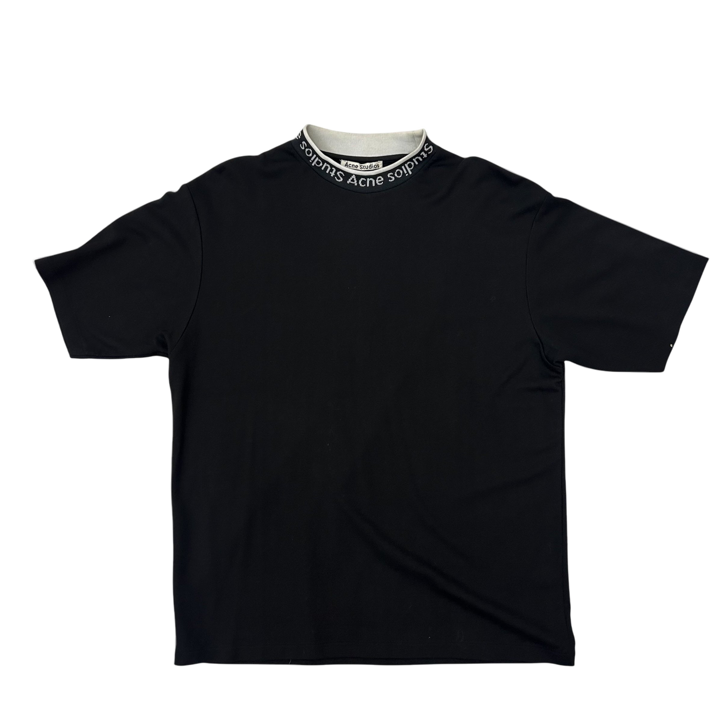 Acne Studios Jacquard Logo T-Shirt Black (Fits L)