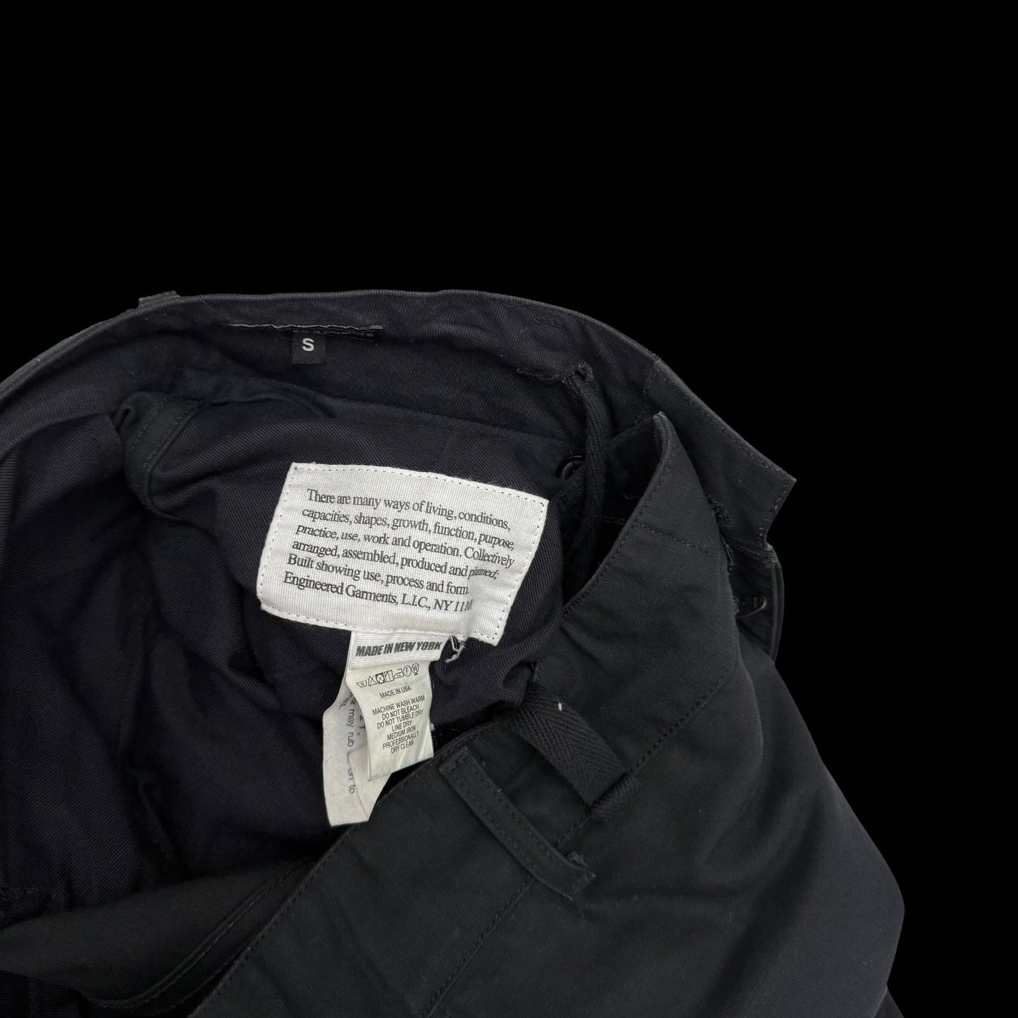 Engineered Garments Ripstop FA Pants Black (Size S)