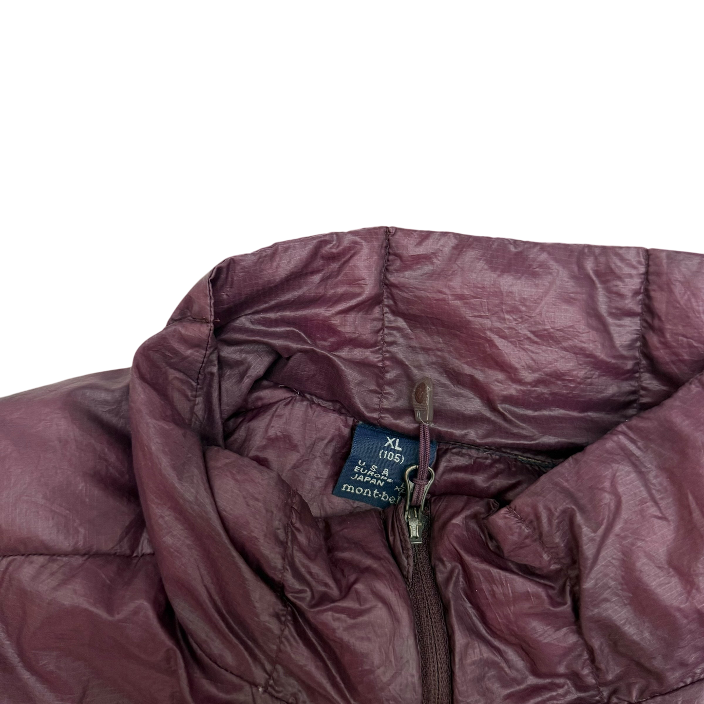 Montbell 00s Plasma 1000 Down Jacket Burgundy (Size L)
