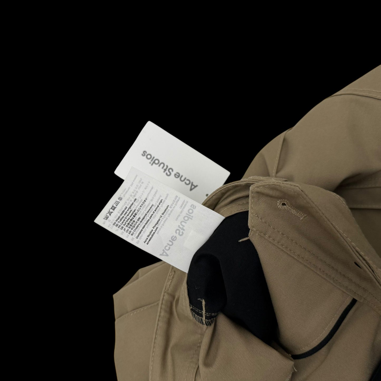 Acne Studios SS22 Workwear Pants Beige (Size M)