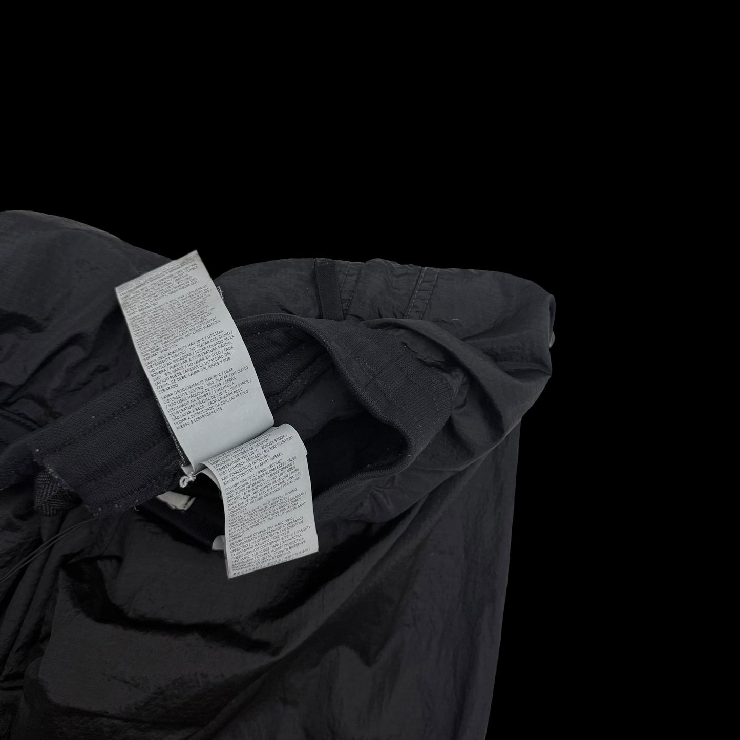 Stone Island Logo Patch Nylon Metal Pants Dark Navy (Size S)