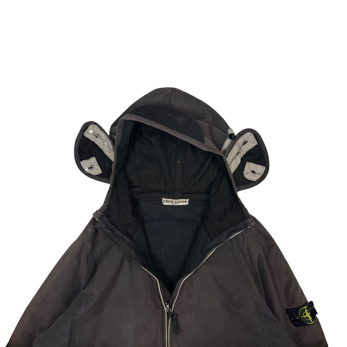 Stone Island 2008 Riot Mask Cotton-Lined Jacket (Size XL)