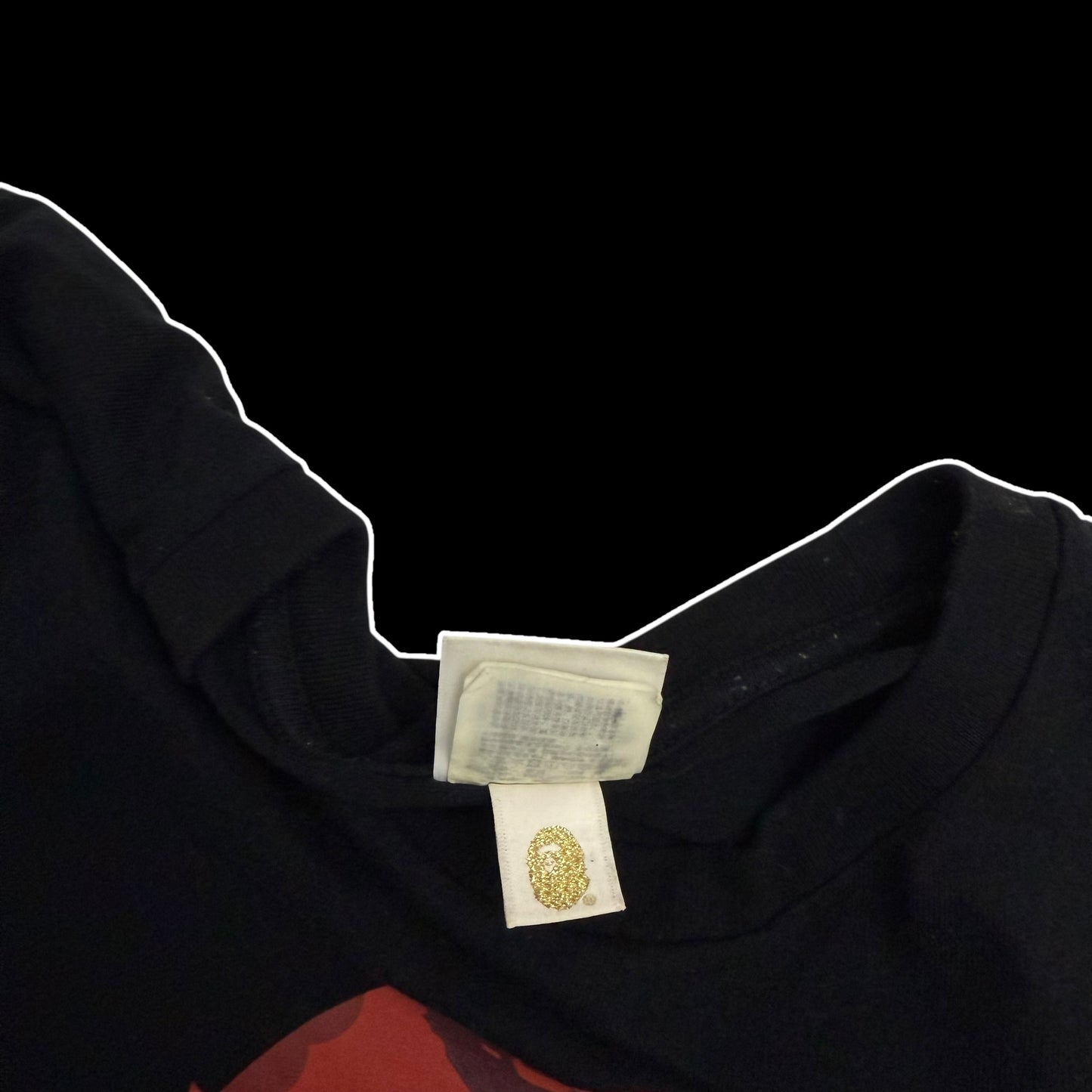 BAPE (A Bathing Ape) Colour Camo T-Shirt Black (Fits L-XL)
