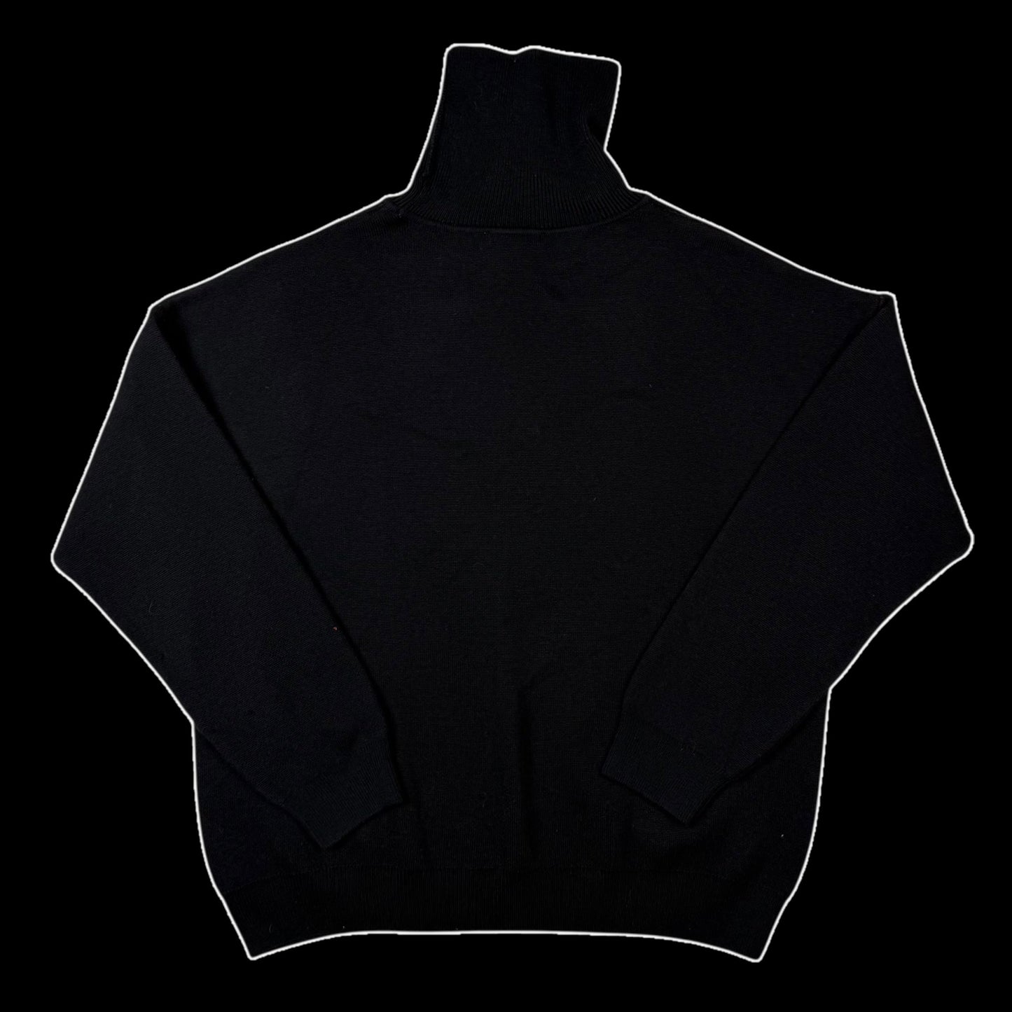 Gosha Rubchinskiy AW18 Enemy ВРАГ Turtleneck Sweatshirt Black (Size XL)