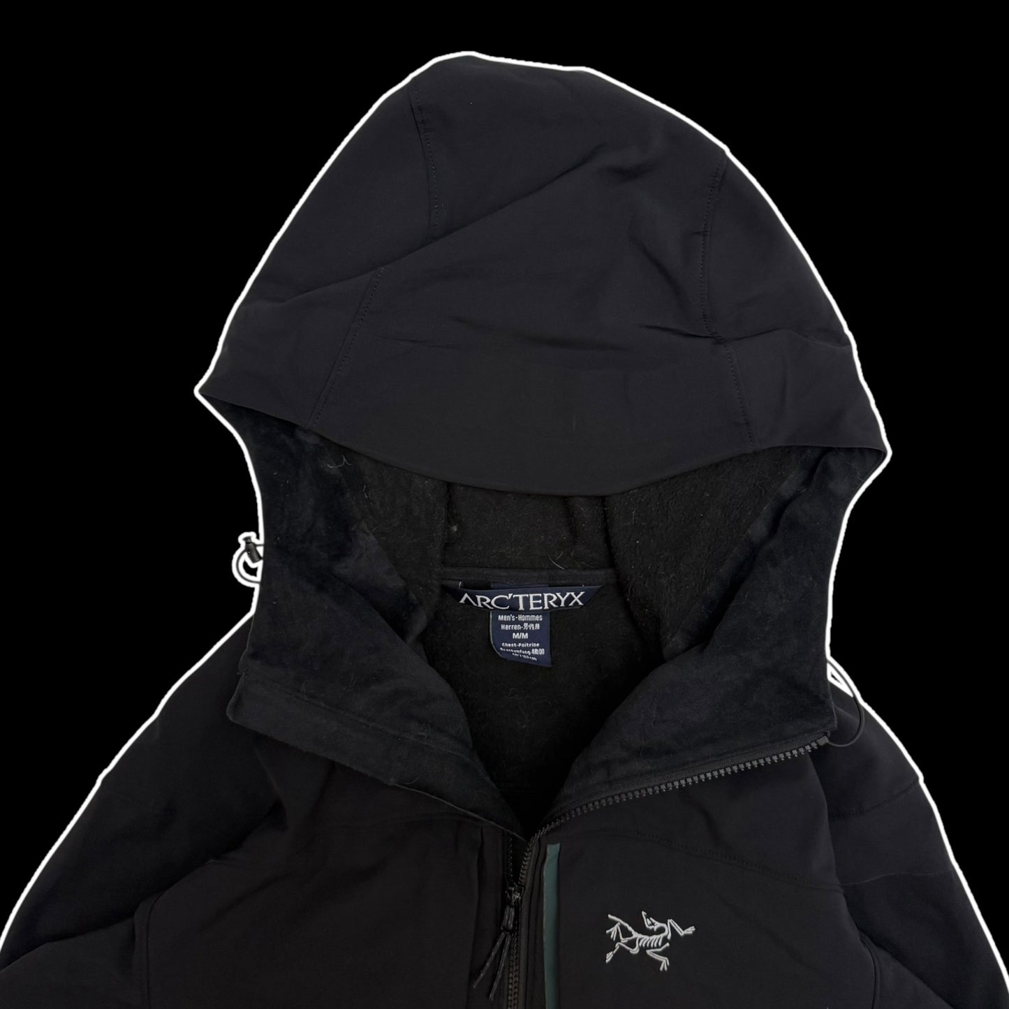 Arc'teryx Gamma MX Hooded Softshell Jacket Black (Size M)