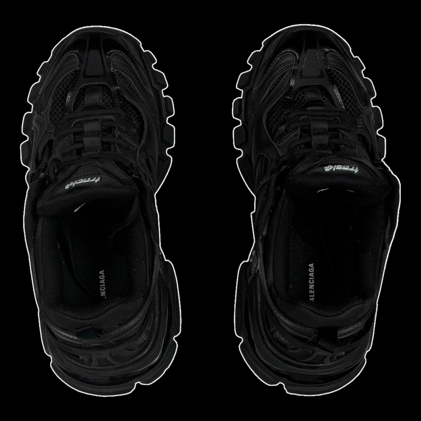 Balenciaga Track.2 Open Womens Sneaker Black (US9 womens/UK6)
