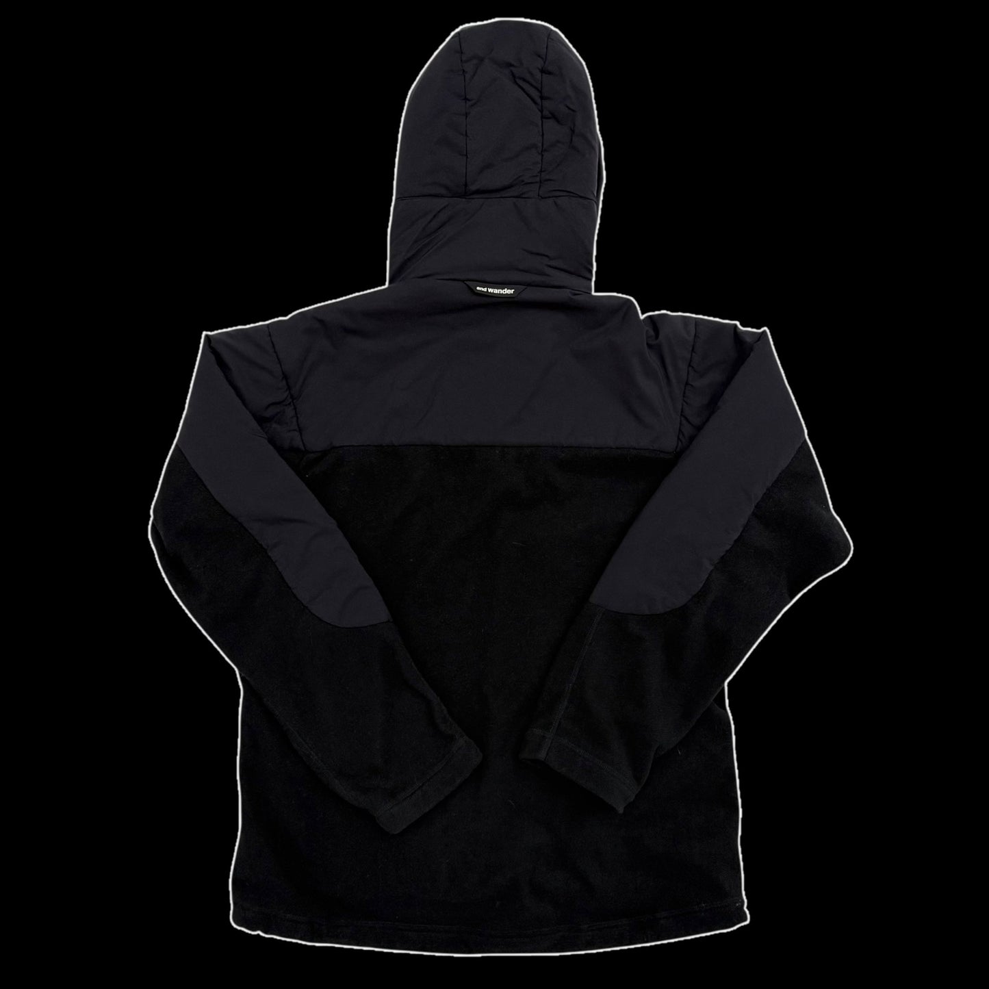 And Wander Top Fleece Jacket Black (Fits M-L)