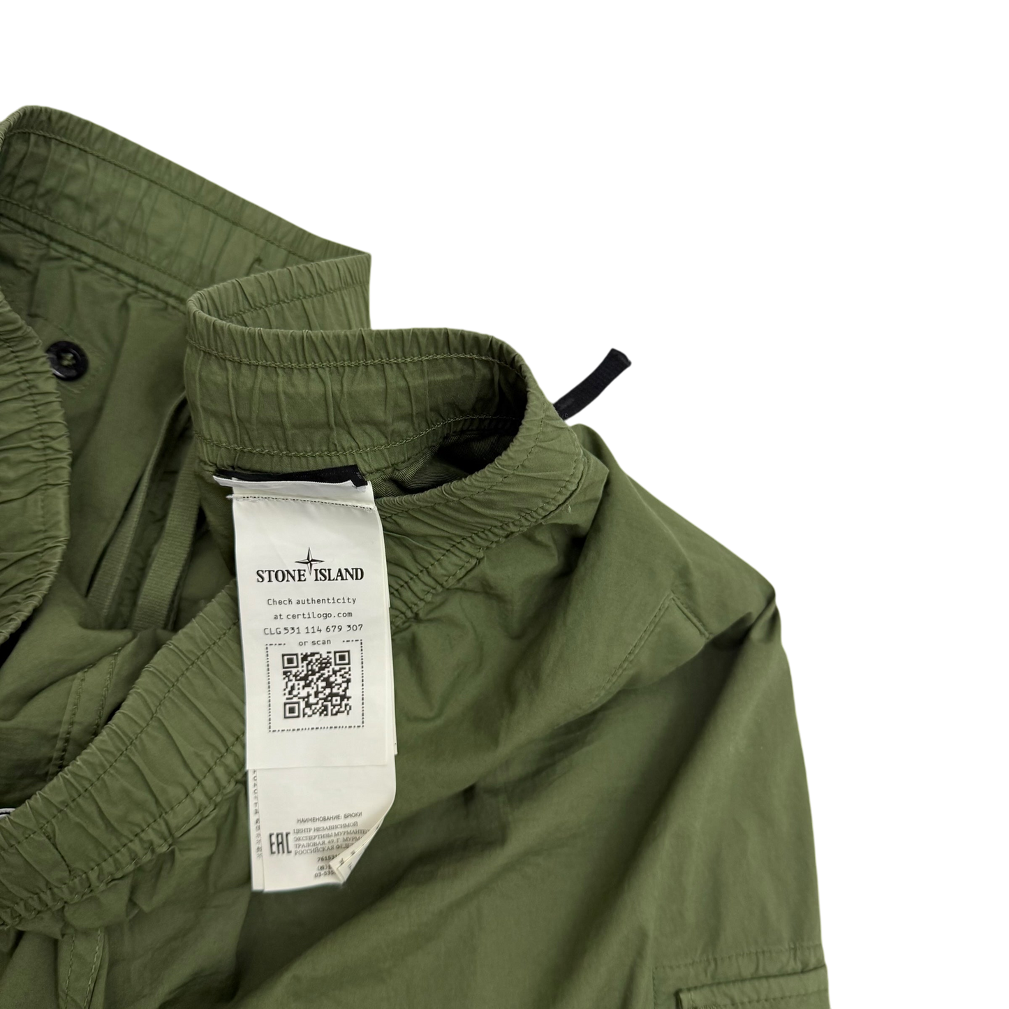 Stone Island Type RE-T Cargo Pants Military Green (W32”)