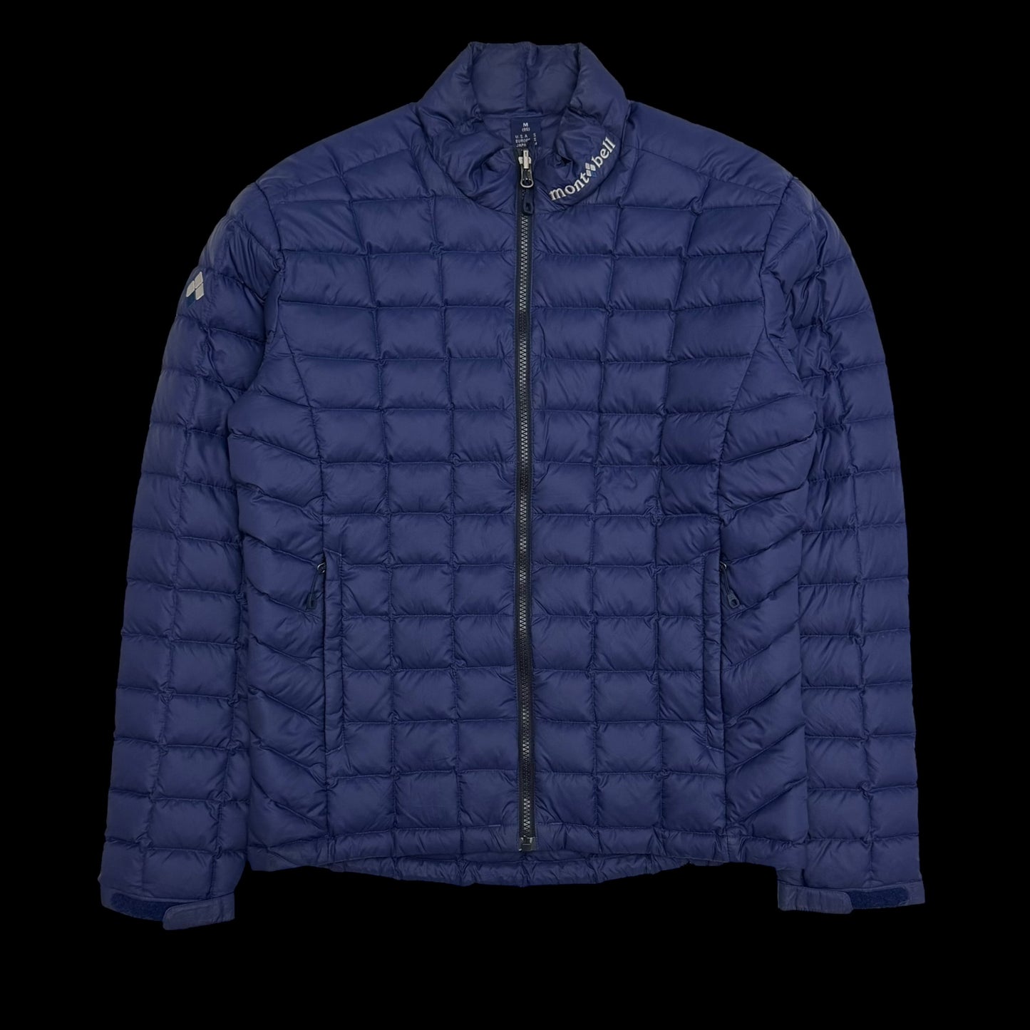 Montbell 00s EX800 Quilted Down Jacket Navy (Size S)