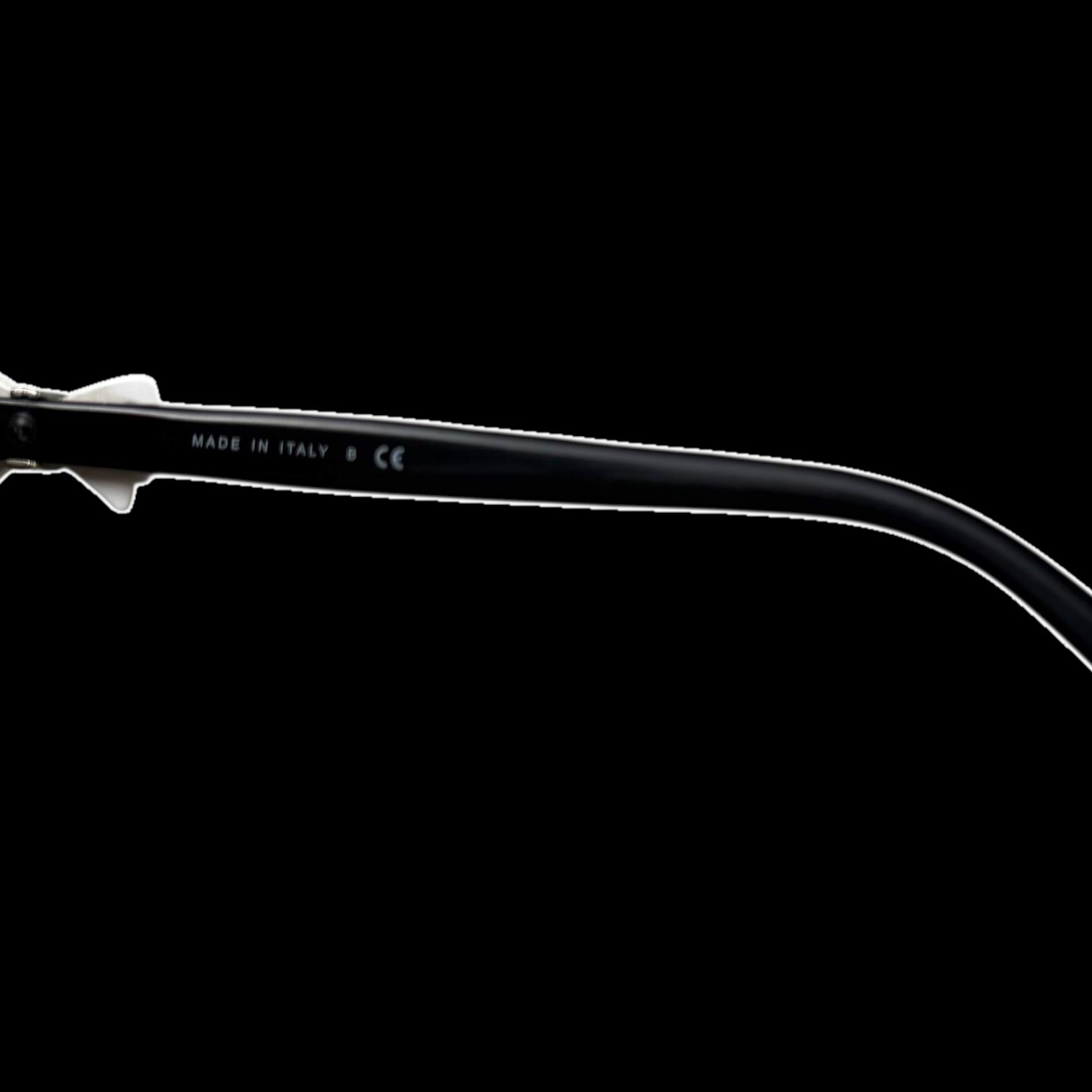 Chanel Bow Sunglasses Black/White
