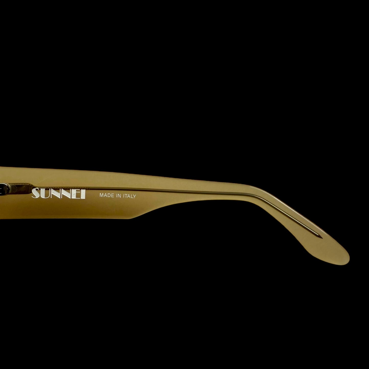Sunnei Prototipo 5 Sunglasses Camel Yellow