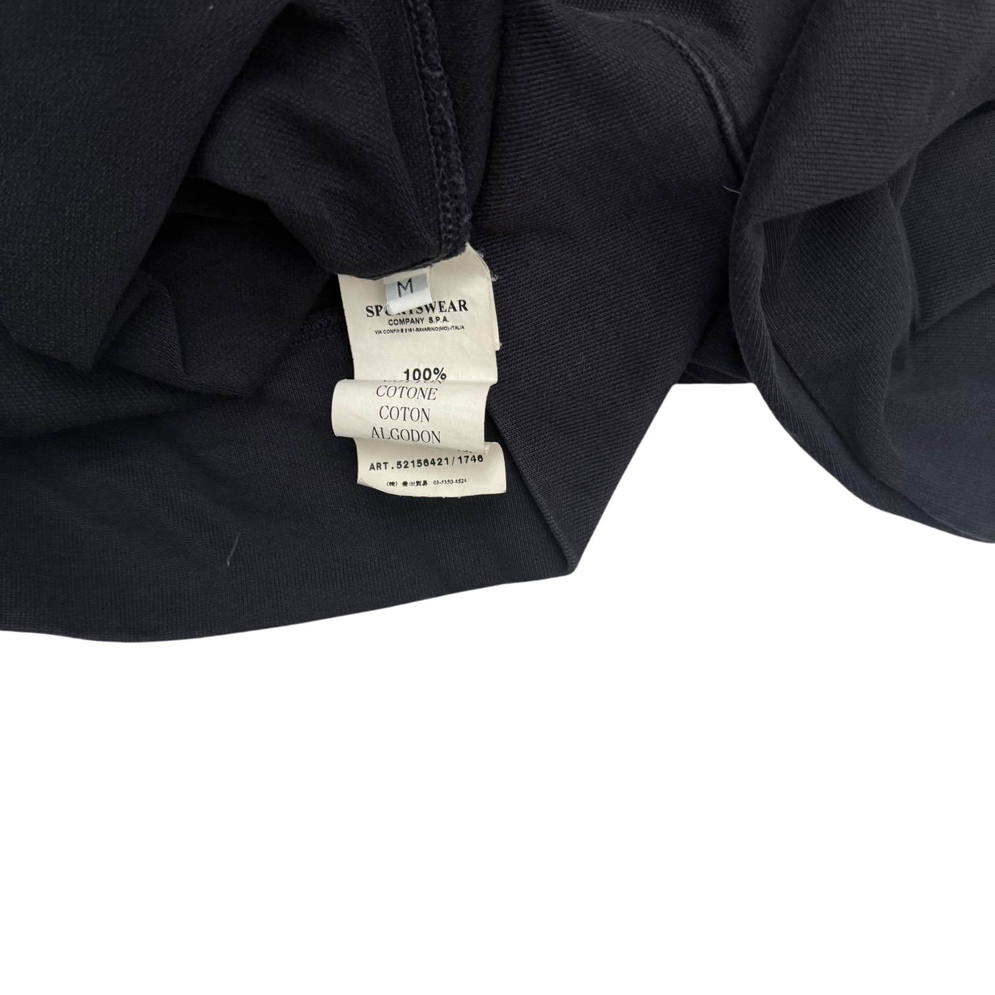 Stone Island SS 2010 Black Quarter Zip Sweatshirt (Size M)