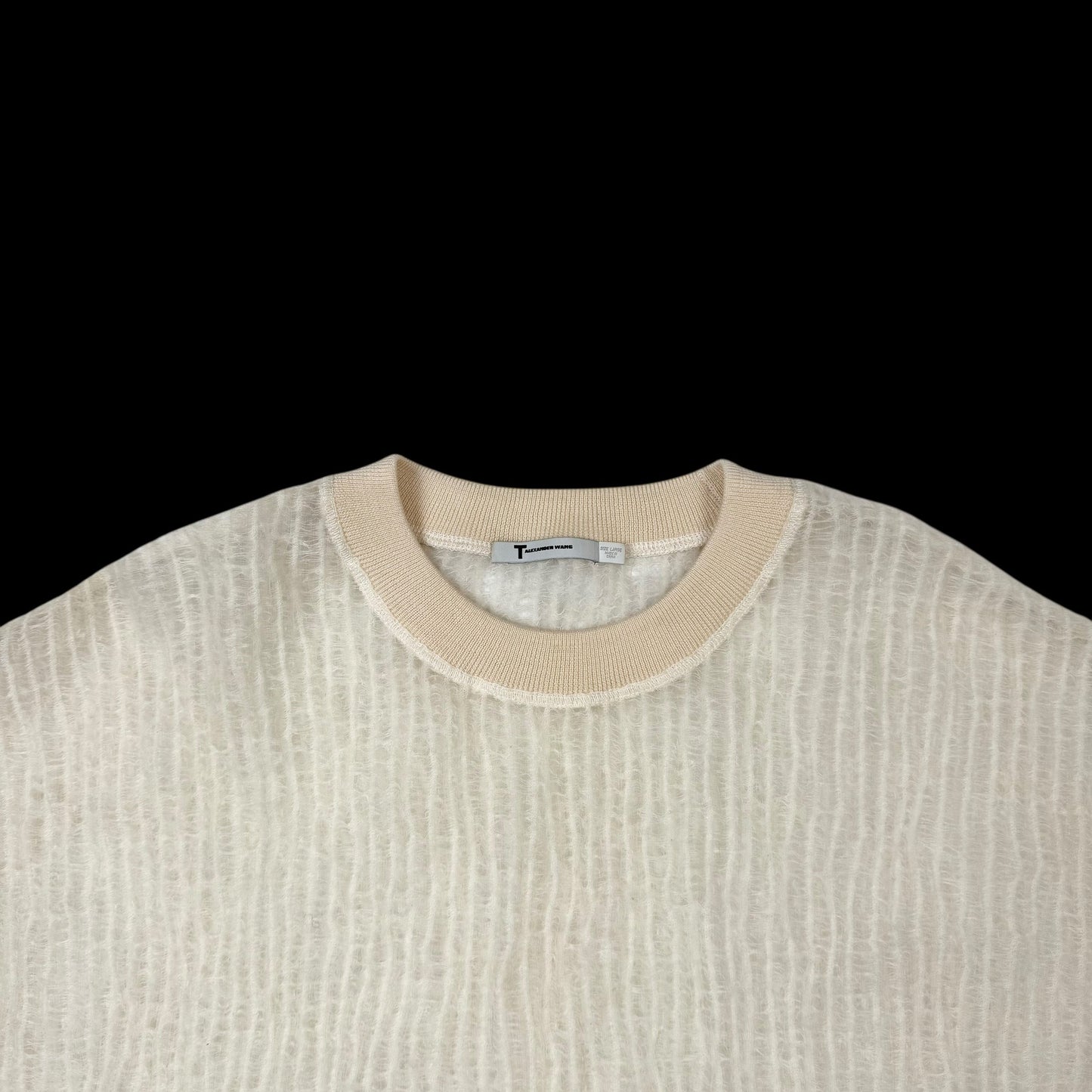 Alexander Wang Wool Blend Knit T-Shirt (Size L)