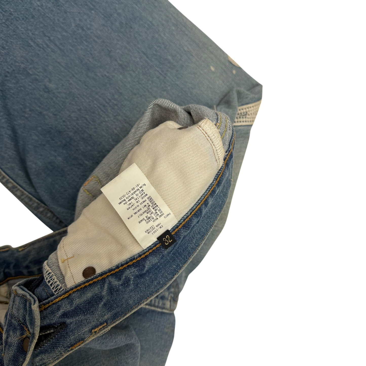 Kapital 14oz 5P Bone Denim Shorts (Size 32”)