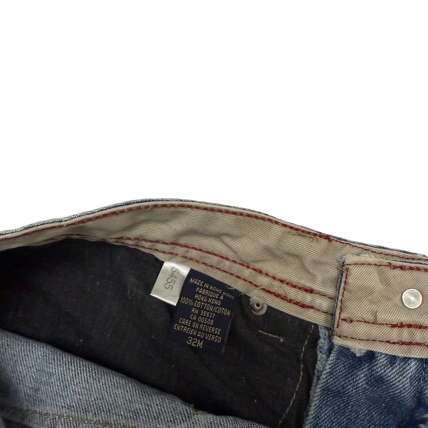 Marithé François Girbaud 2000s Straight Leg Koi Fish Print Jeans (Fits 33”)