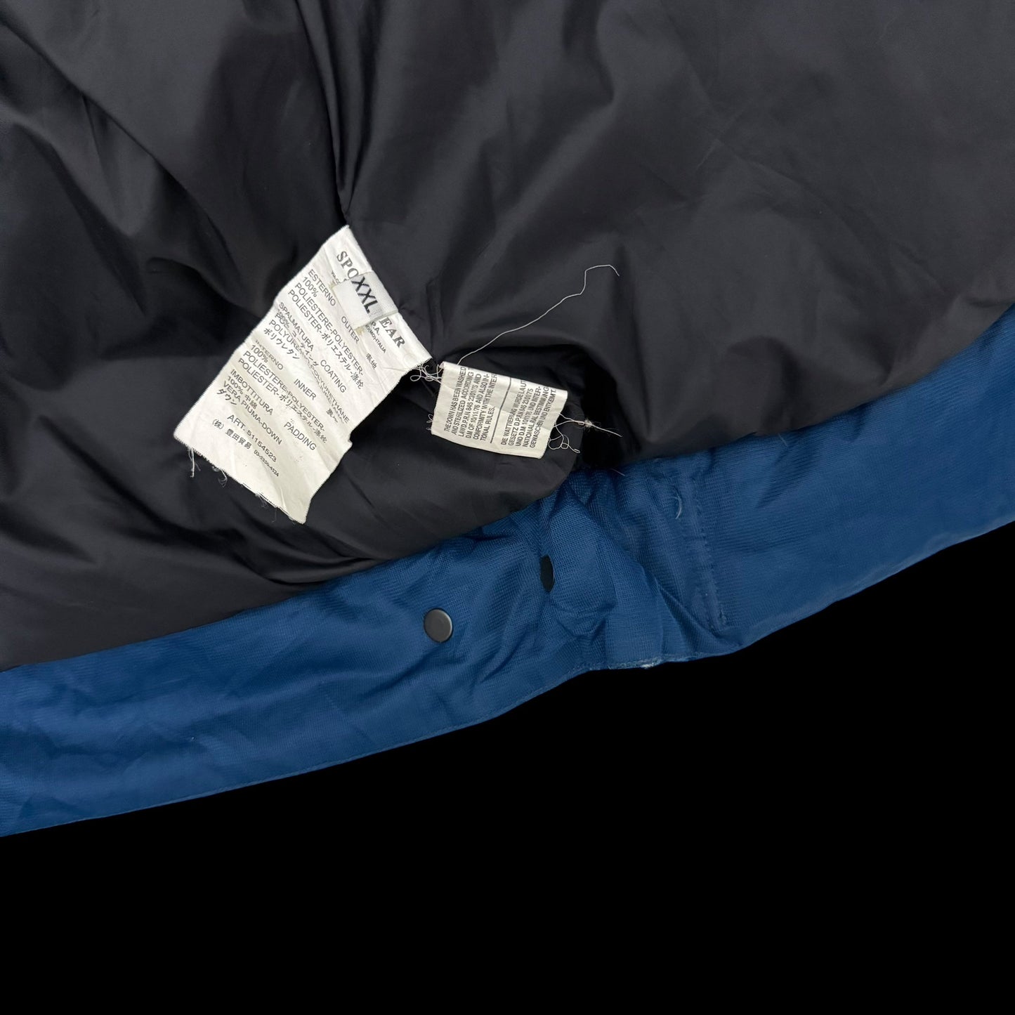 Stone Island AW 2009 Weatherproof Goose Down Jacket Blue (Size XXL)