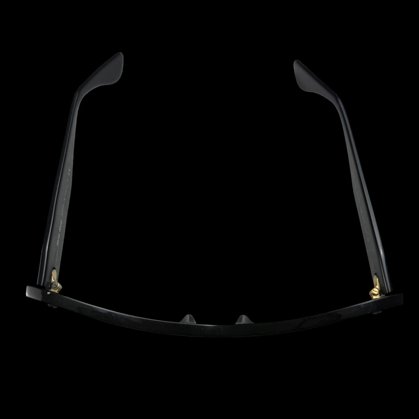 Miu Miu Rasoir Cat Eye Sunglasses Black