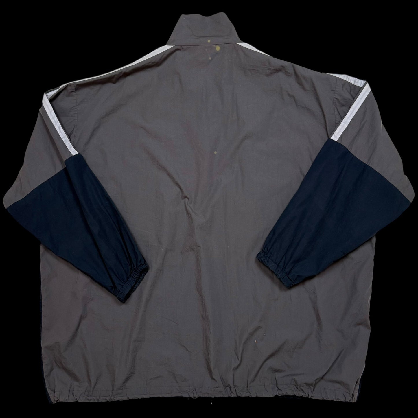 Balenciaga SS18 Logo Colour Block Track Jacket White/Navy/Grey (Fits L-XXL)