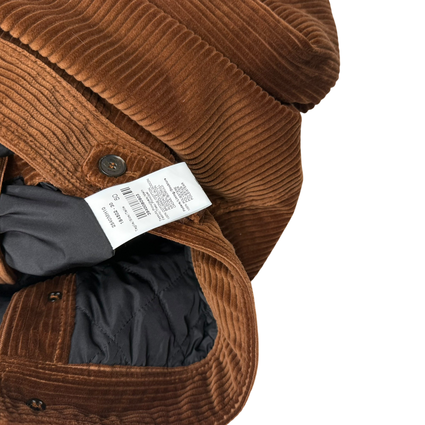 MSGM Milano Corduroy Jacket Brown (Fits M-L)