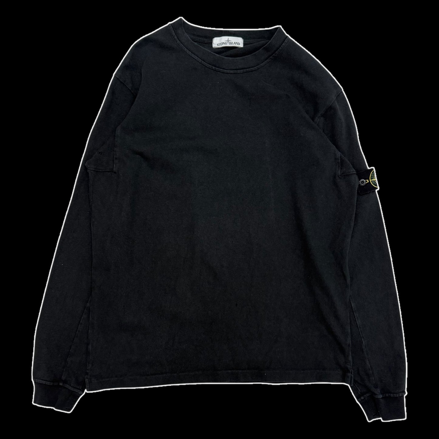 Stone Island Crewneck Sweatshirt Black (Fits M-L)