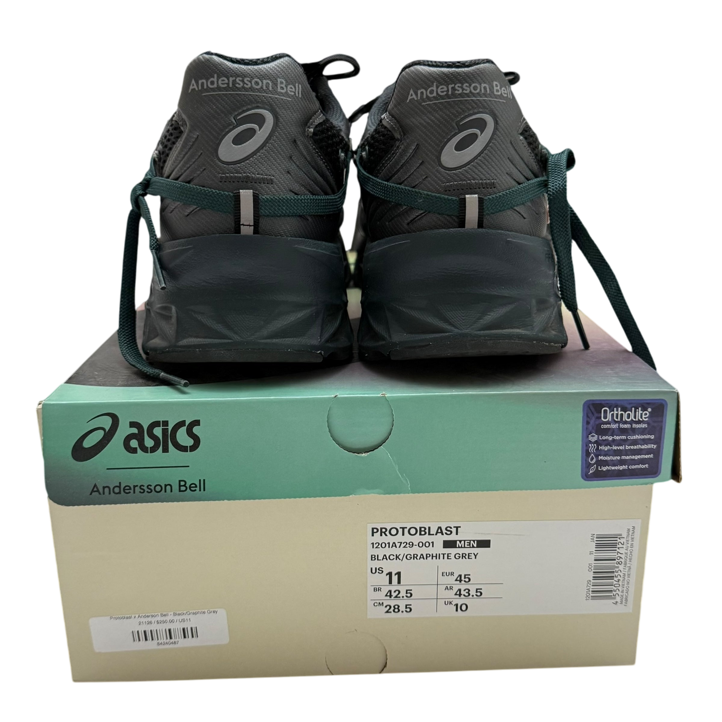 ASICS x Andersson Bell HN2-S Protoblast Black (Size US11/UK10)