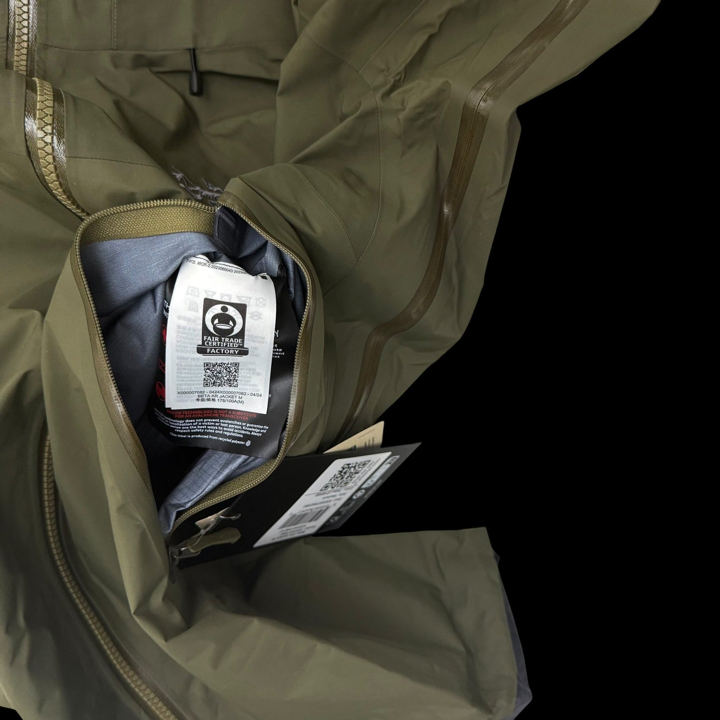 Arc'teryx Beta AR Gore-Tex Pro Jacket ‘Tatsu’ Green (Size M)