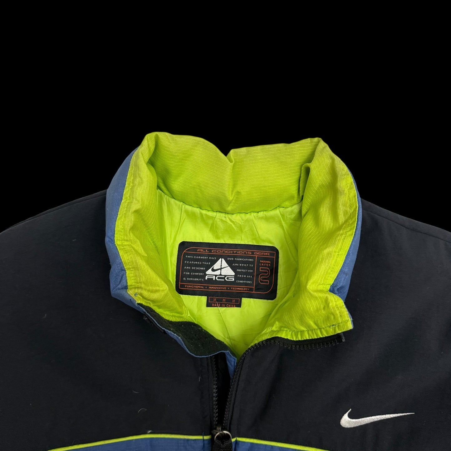 Nike ACG 00s Puffer Jacket Blue/Black (Fits M-L)