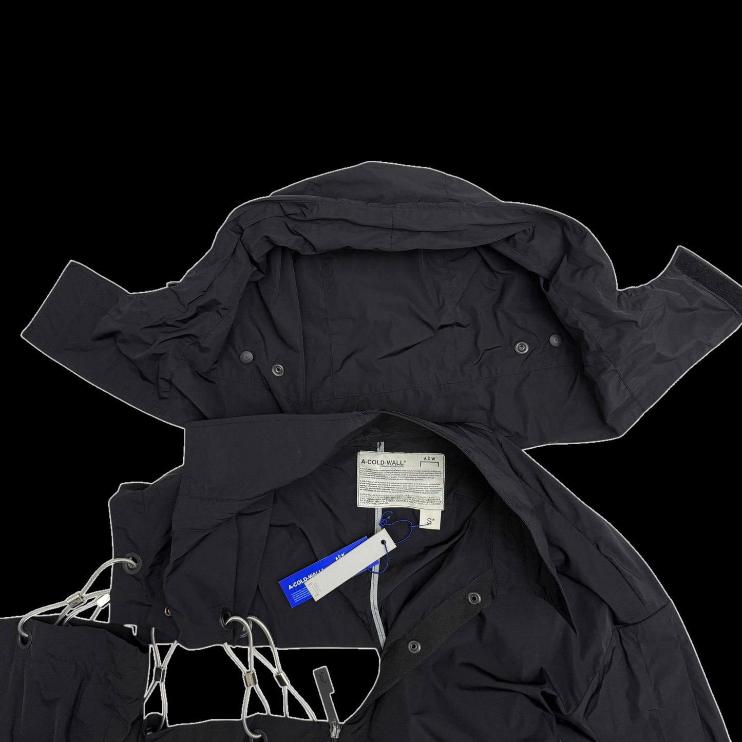 A-COLD-WALL* (ACW) Asymmetrical Nylon Chain Turncoat (Fits S-XL)