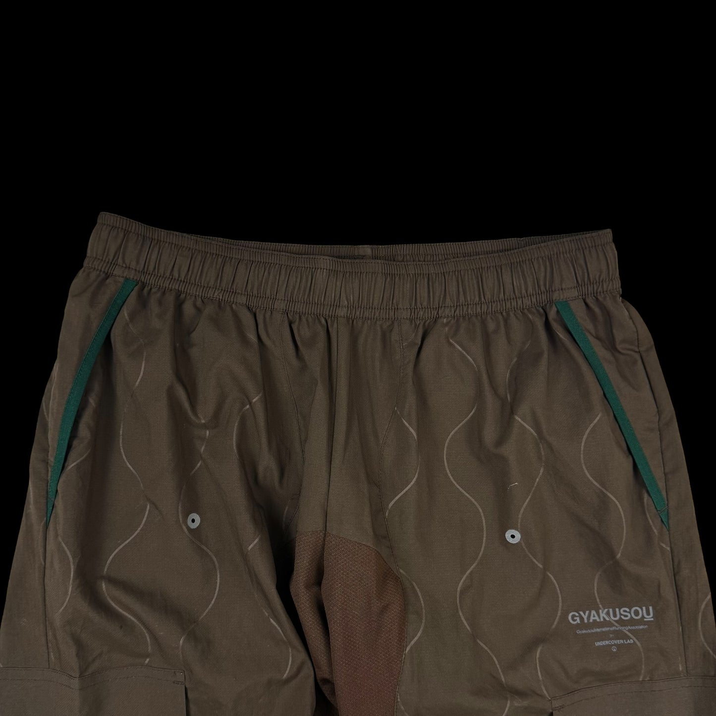 Nike x Undercover Gyakusou AW10 Technical Pants Brown/Green (Fits S-M)