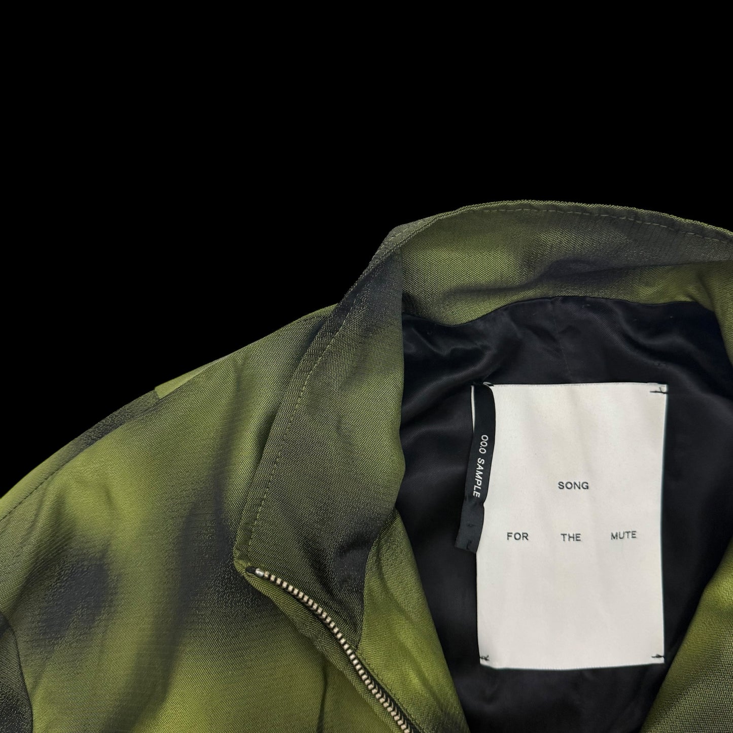 Song for the Mute SS22 Sample Les Olympiades Track Jacket Green / Black (fits M-L)