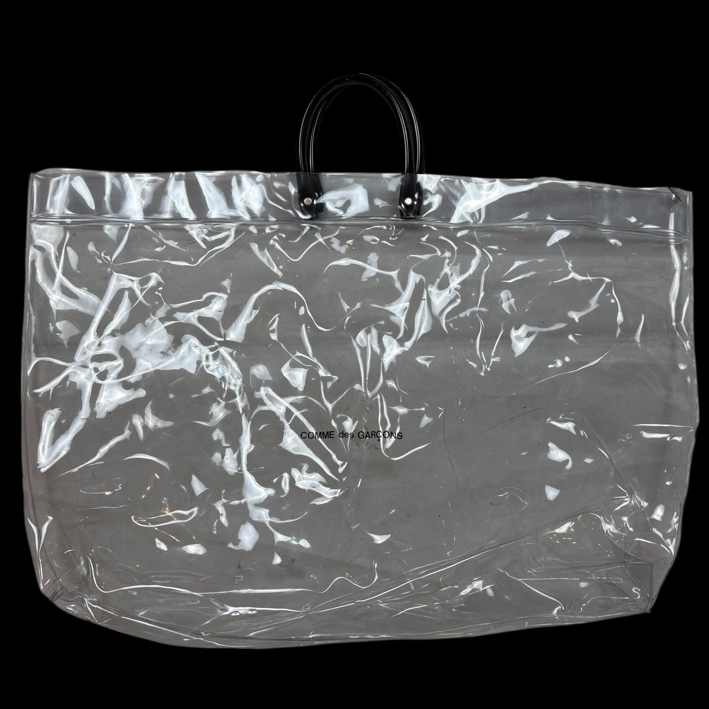Comme des Garcons Clear Transparent Vinyl Tote Bag