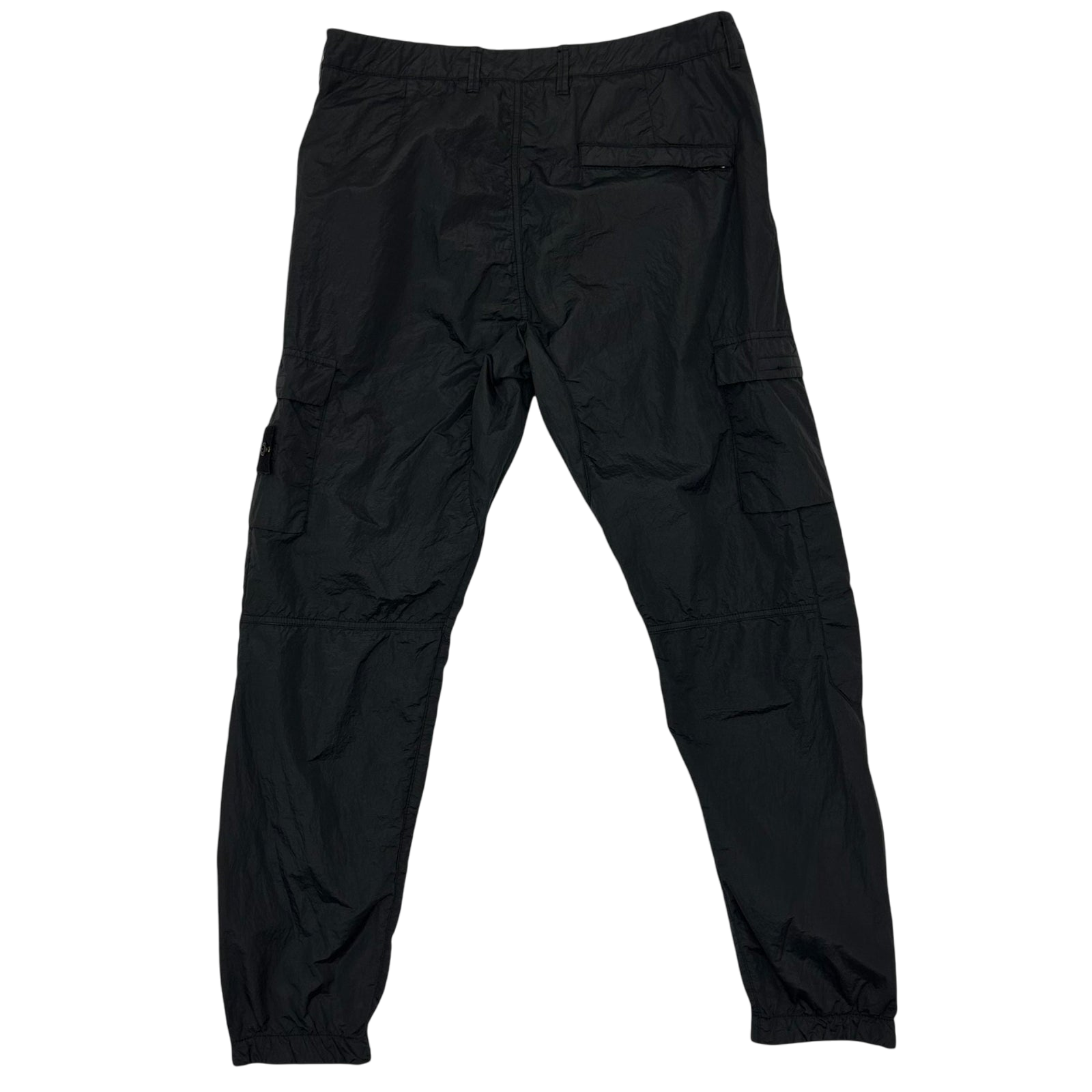 Stone Island Type RE Metal Nylon Cargo Pants Black (Size 34")
