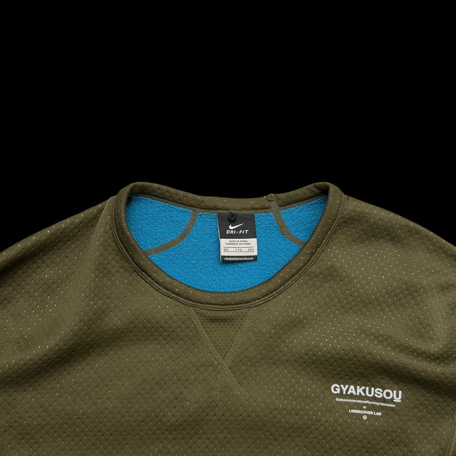 Nike Gyakusou Long Sleeve Insulated Shirt Military Green (Fits L)