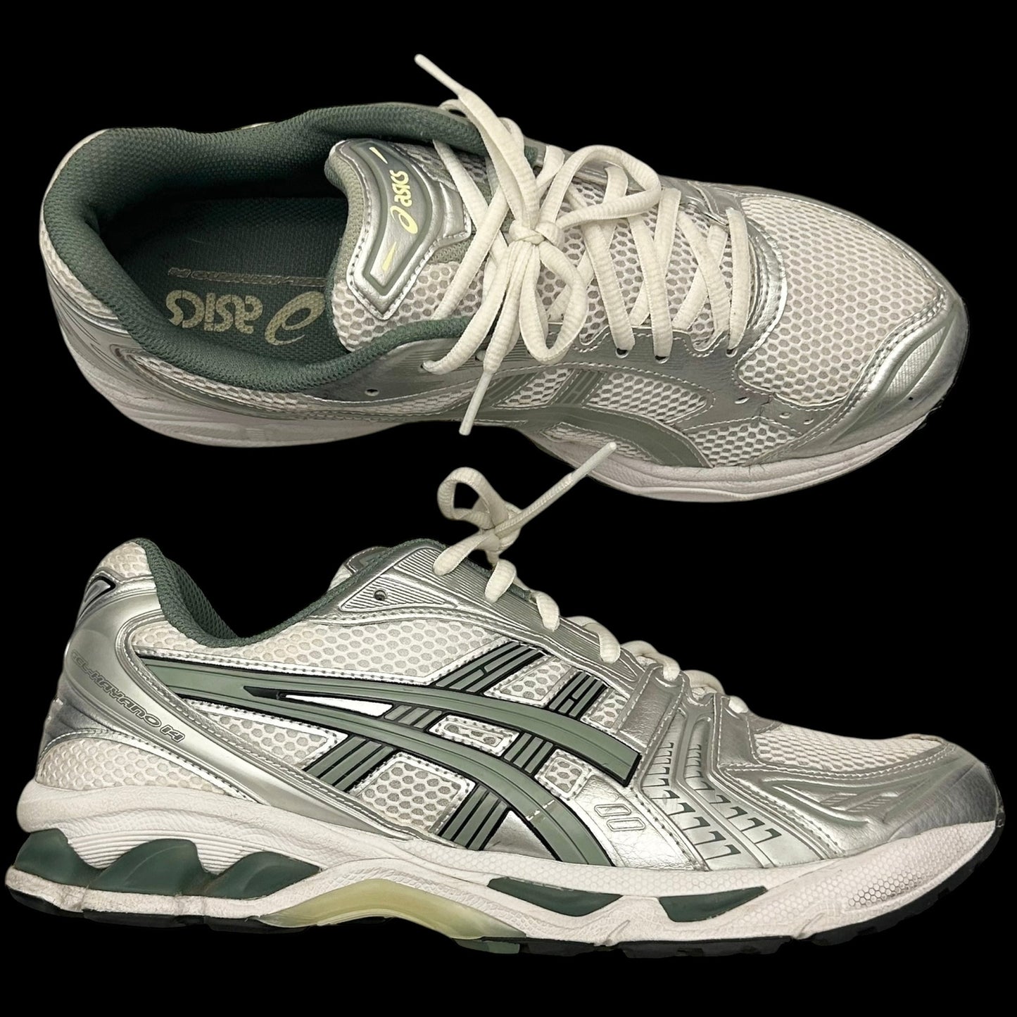 Asics Gel-Kayano 14 ‘White / Pure Silver / Slate Grey / Sage’ (US11 / UK10)