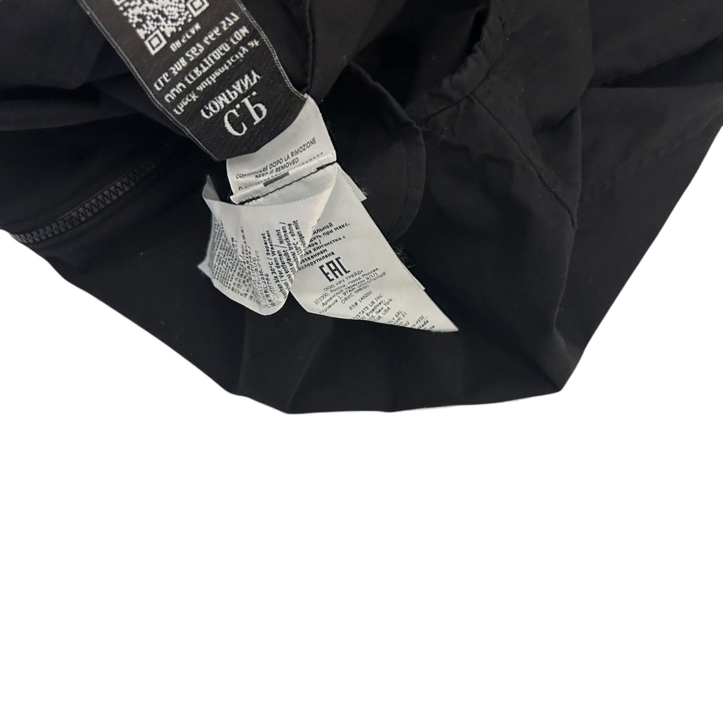 C.P. Company Lens Zip-Up Overshirt Black (Fits L)